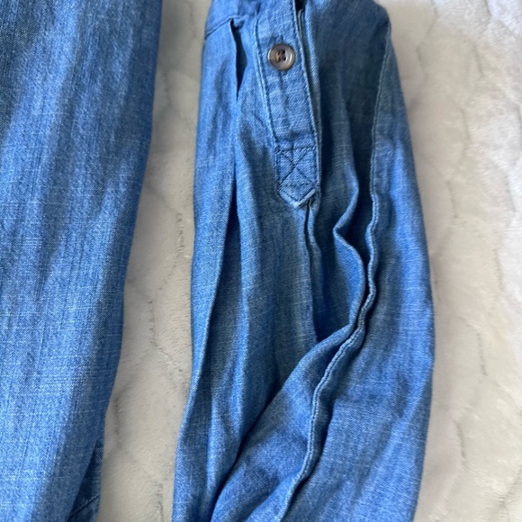 Sonoma Blue Denim Pintuck Tunic Dress - Picture 3 of 7